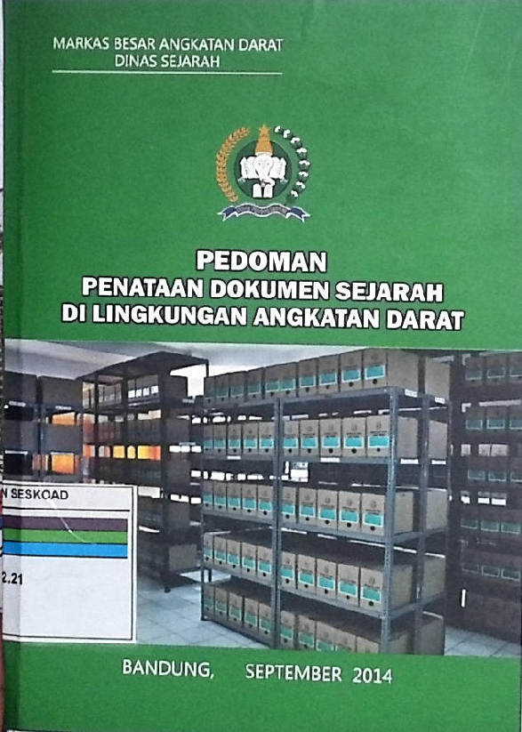 PEDOMAN PENATAAN DOKUMEN SEJARAH DI LINGKUNGAN ANGKATAN DARAT